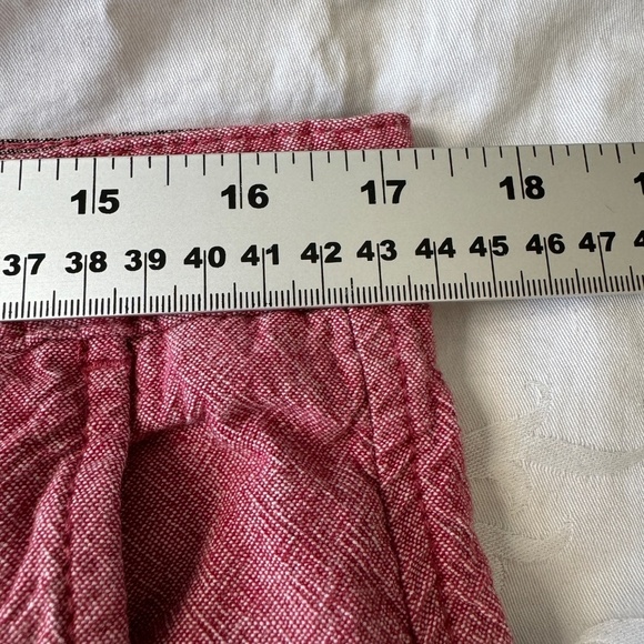 KOLBY‎ Men's Red Chino Casual Walking Shorts 100% Cotton Size 33 Vacation Resort - Picture 8 of 13